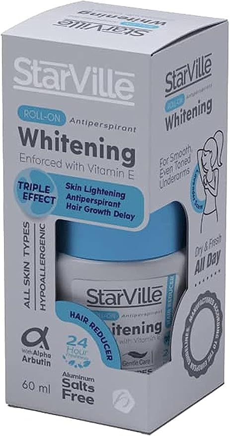 ستارفيل رول اون للتفتيح وتقليل الشعر 60 مل