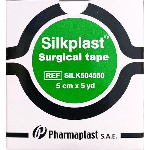 Silkplast Silk Plast Adhesive Tape Bandage 5Cm+5yd