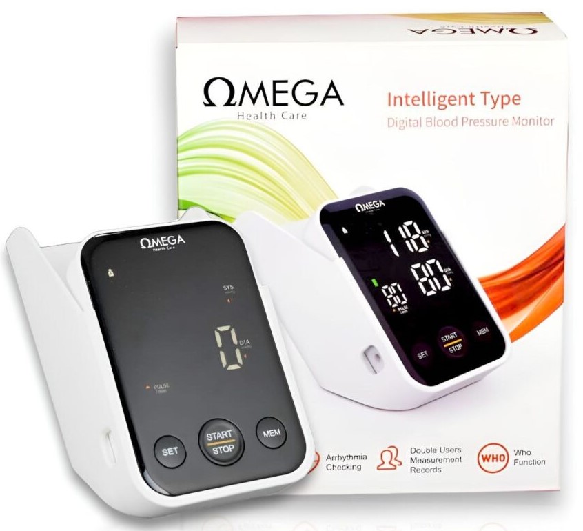 omega intelligent type digital blood pressure monitor