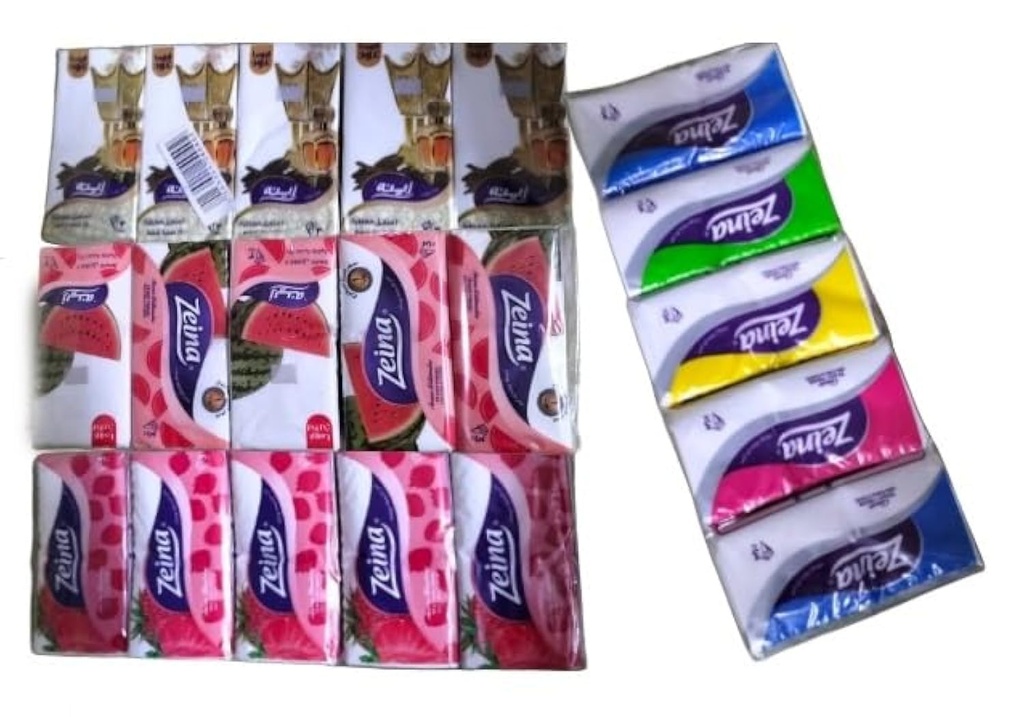Pocket tissues pack of 12