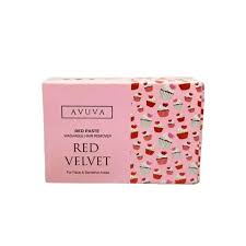 avuva white paste hair removal - 100 gm red velvet