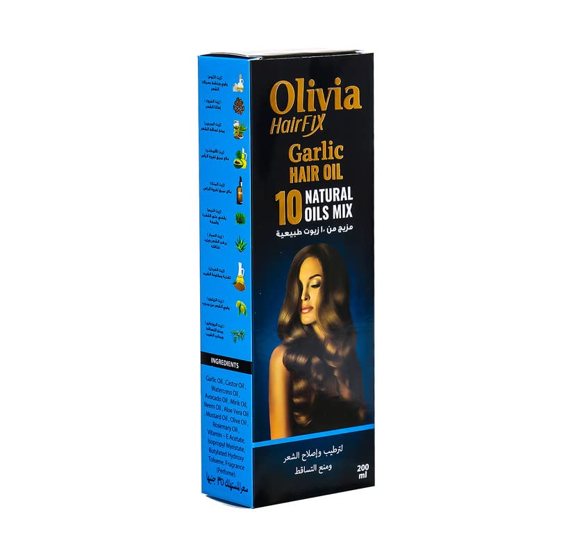 Olivia Hair Fix Garlic Hair Oil - 200 ML