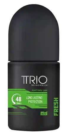 Trio fresh roll on deodorant for men, 50 ml