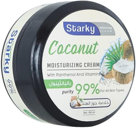 Starky moisturizing cream with panthenol and vitamins 150ml - coconut