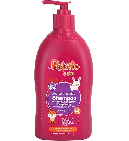 Potato Baby Shower Gel Moisturizer&Softener Parapen Free With Strawberry-400ml