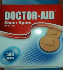 Doctor Aid Sheer Spots 500 pieces