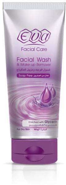 Eva Skin Care - Face Wash and Makeup Remover with Glycerin, Dry Skin