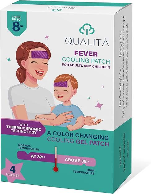 كمادات كواليتي خافض حرارة للرضع 4 قطع