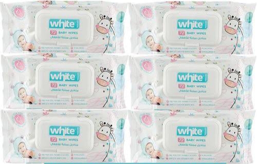 Wet Wipes 72pc